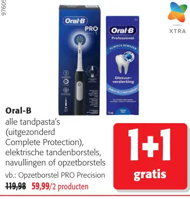 Promotie: Oral-B alle tandpasta's