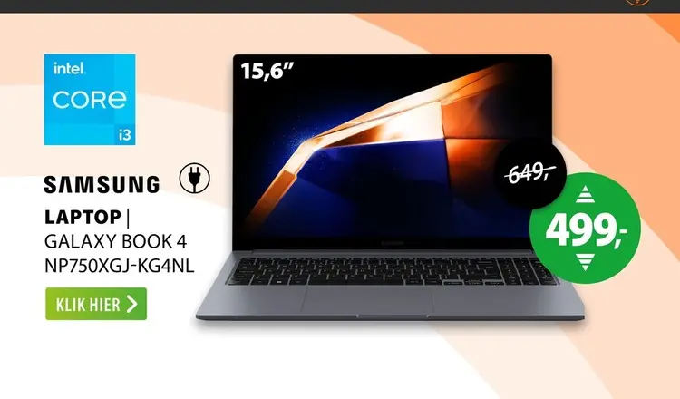 Aanbieding: Samsung Galaxy Book4 NP750XGJ-KG4NL