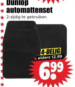 Aanbieding: Dunlop automattenset