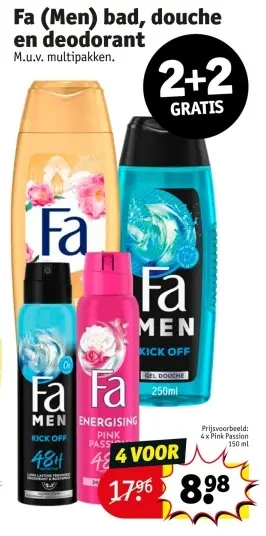 Promotie: Bad, douche en deodorant