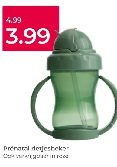 Aanbieding: Prénatal rietjesbeker