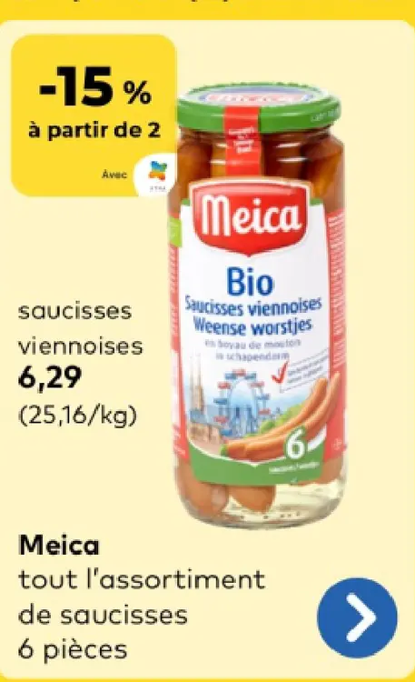 Offre: saucisses viennoises