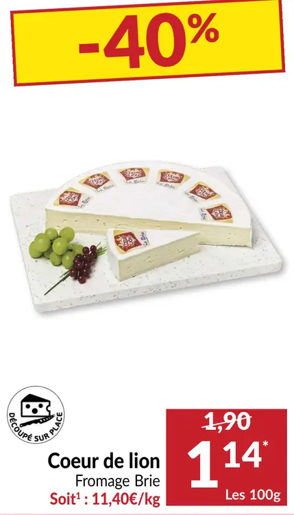 Offre: Fromage Brie
