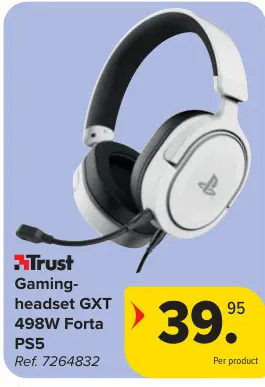 Aanbieding: Gaming-headset GXT 498W Forta PS5