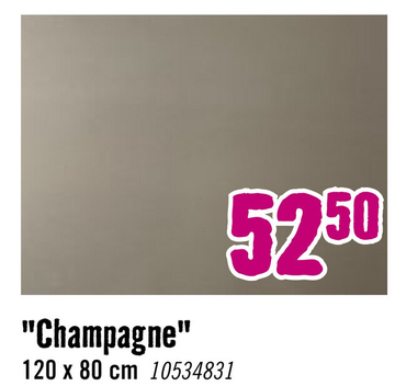 Aanbieding: MACLEAN Keukenachterwand champagne 120 x 80 cm