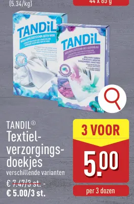 Promotie: Textiel-verzorgings-doekjes