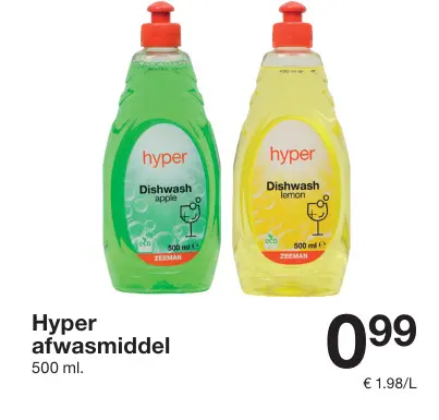 Promotie: Hyper afwasmiddel