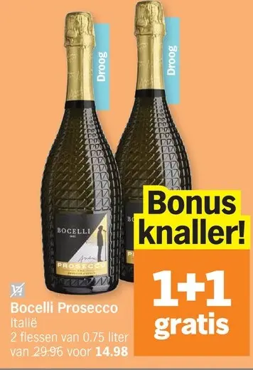Promotie: Bocelli Prosecco