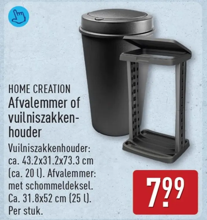 Aanbieding: Afvalemmer of vuilniszakkenhouder