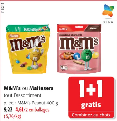 Offre: M&M's ou Maltesers