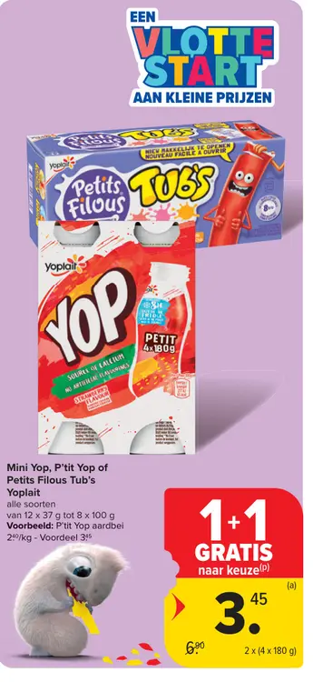 Promotie: Mini Yop, P'tit Yop of Petits Filous Tub's
