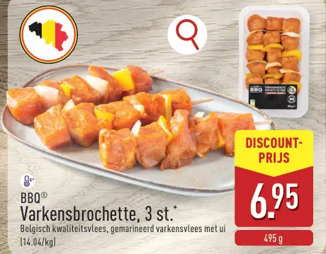 Promotie: Varkensbrochette
