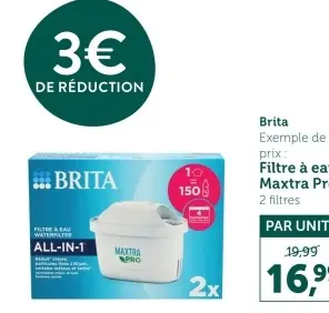 Offre: Filtre à eau Maxtra Pro