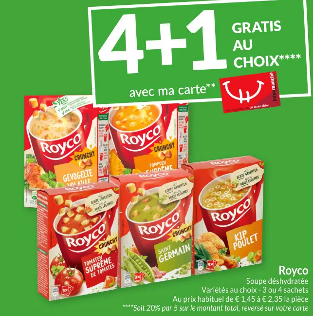 Offre: Soupe déshydratée