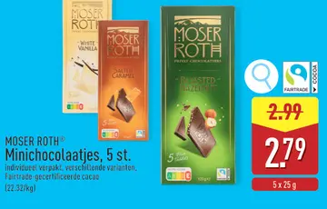 Aanbieding: Minichocolaatjes, 5 st.