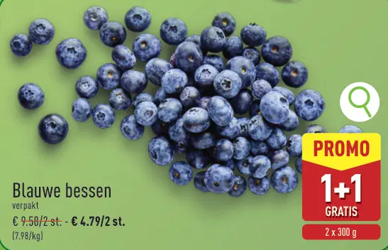Promotie: Blauwe bessen