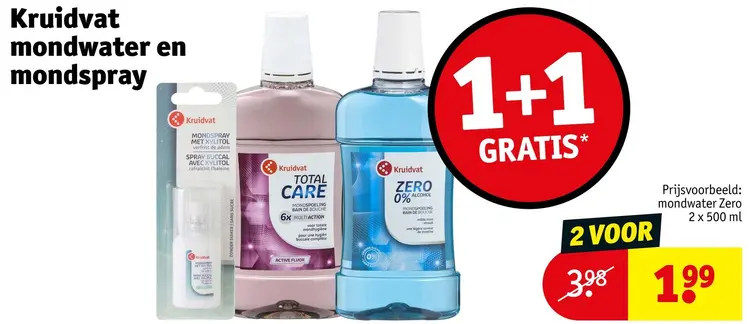 Aanbieding: Mondwater en mondspray