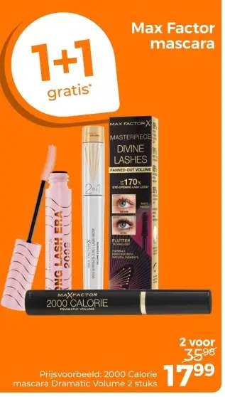 Aanbieding: mascara