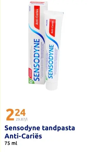 Promotie: Sensodyne tandpasta Anti-Cariës