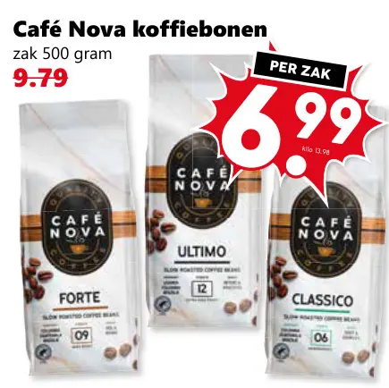 Aanbieding: koffiebonen