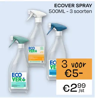 Promotie: Ecover spray