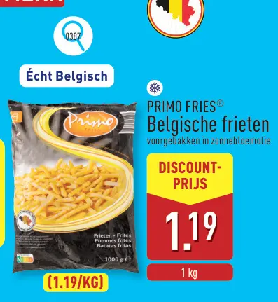 Promotie: Belgische frieten