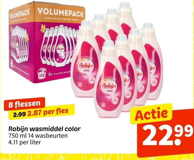 Aanbieding: Robijn wasmiddel color