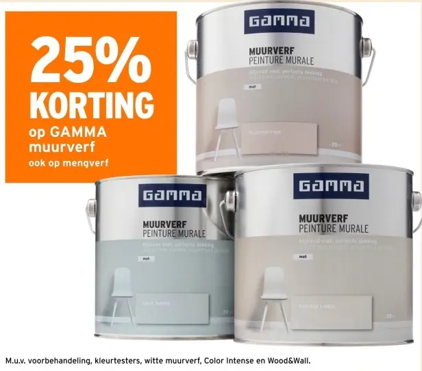 Aanbieding: Muurverf