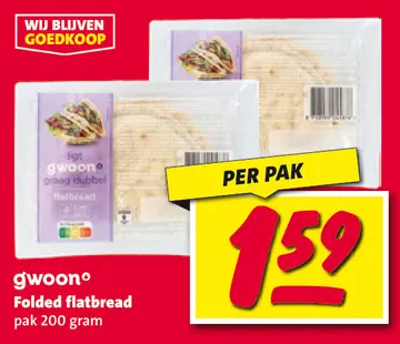 Aanbieding: Folded flatbread