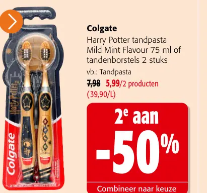 Promotie: Harry Potter tandenborstels
