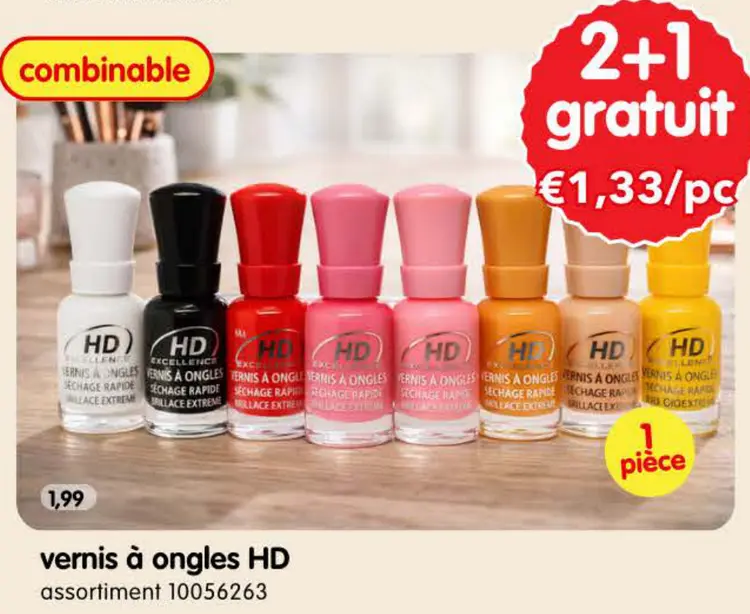 Offre: vernis à ongles HD
