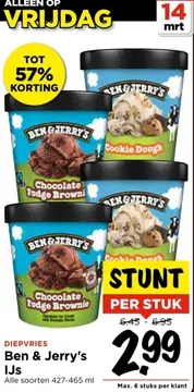 Aanbieding: Ben & Jerry's IJs