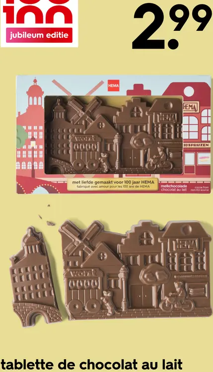 Offre: HEMA Tablette de chocolat au lait