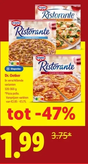 Aanbieding: Ristorante Pizza