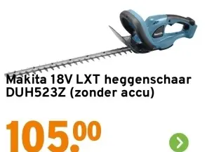 Aanbieding: 18V LXT heggenschaar DUH523Z