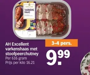 Aanbieding: Varkenshaas met stoofpeerchutney