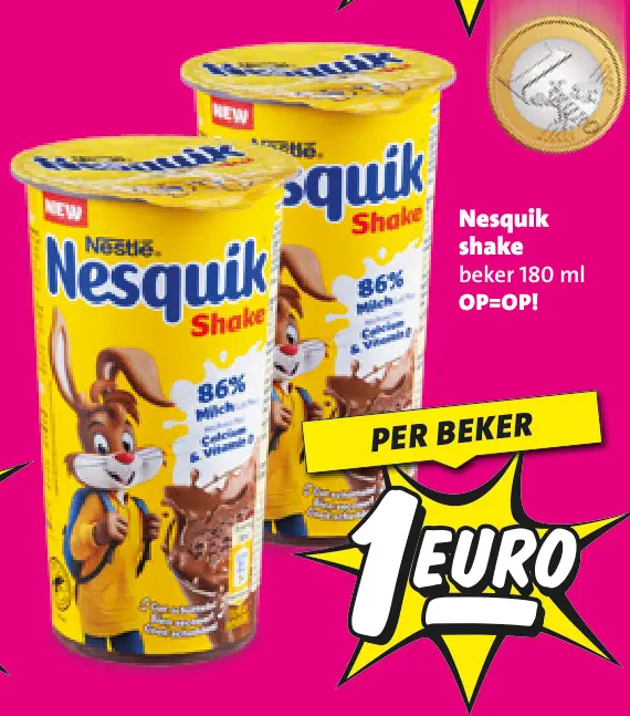 Aanbieding: Nesquik shake