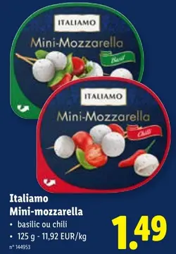 Offre: Italiamo Mini-mozzarella