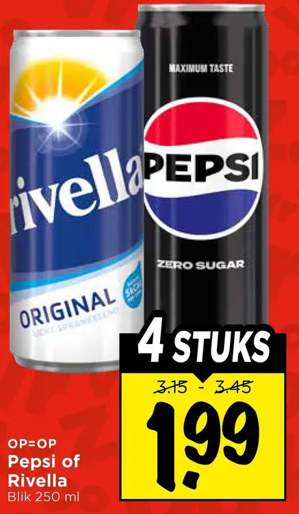 Aanbieding: Pepsi of Rivella
