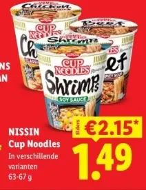 Aanbieding: Cup Noodles
