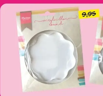 Aanbieding: acrylic bloc round