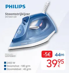 Promotie: Stoomstrijkijzer