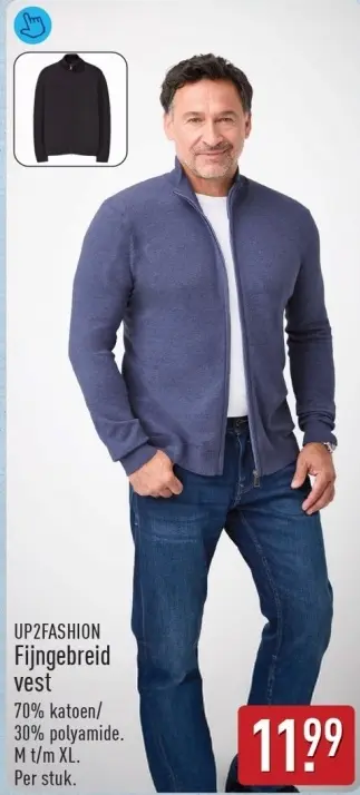 Aanbieding: Fijngebreid vest