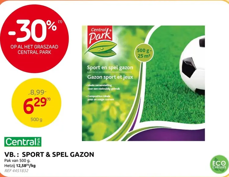 Promotie: Sport & spel gazon
