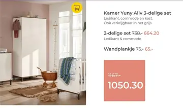 Aanbieding: Kamer Yuny Aliv 3-delige set