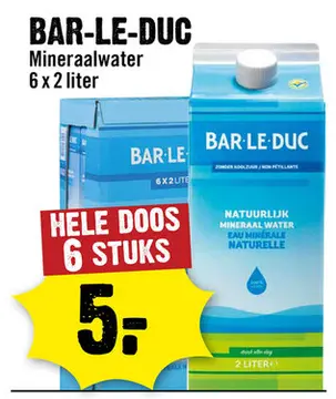 Aanbieding: BAR-LE-DUC Mineraalwater