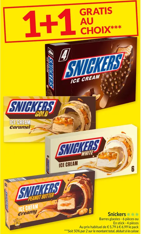 Offre: Snickers Ice Cream