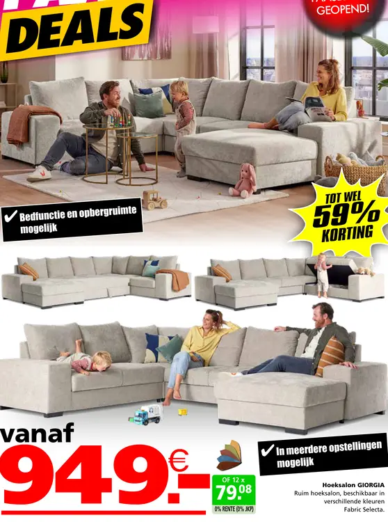 Promotie: Hoeksalon Giorgia