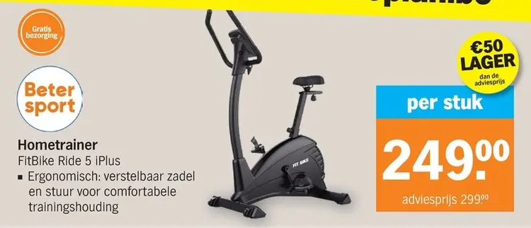 Promotie: Hometrainer FitBike Ride 5 iPlus