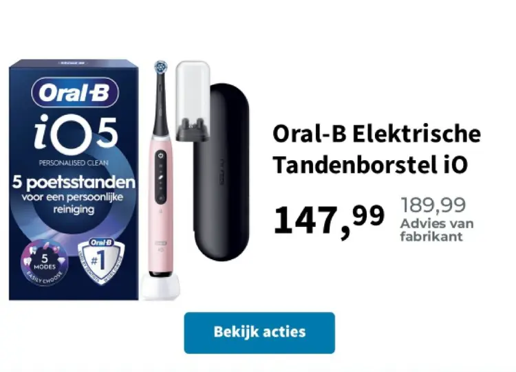 Aanbieding: Elektrische Tandenborstel iO